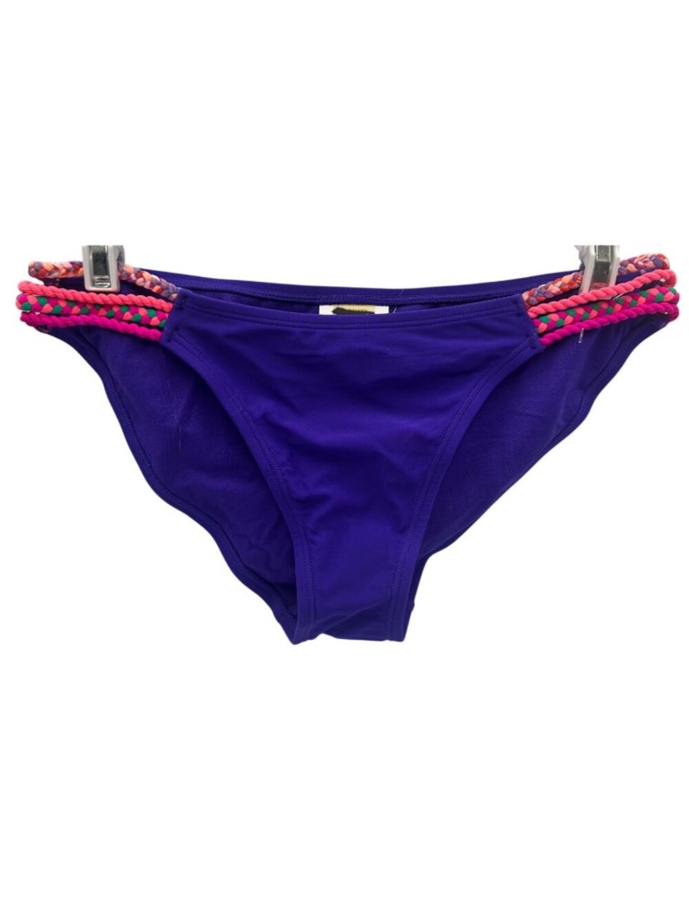Old Navy XS Womens Purple Braided Hipster Bikini Bottom Swimsuit Nylon/Spandex